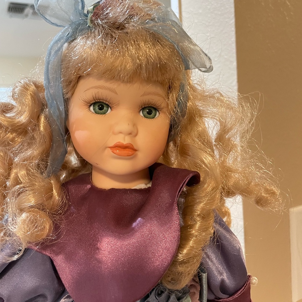 Beautiful porcelain doll